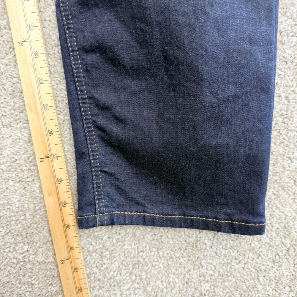 Levis 502 Taper Mens Jeans 38x30 Dark Indigo WaterLess Stretch NEW